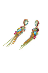 Kaizen Parrot Diamante Earrings