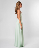 Daxelia Lace-Corset Maxi Dress