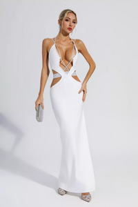 Lesley Backless Cutout Maxi Dress