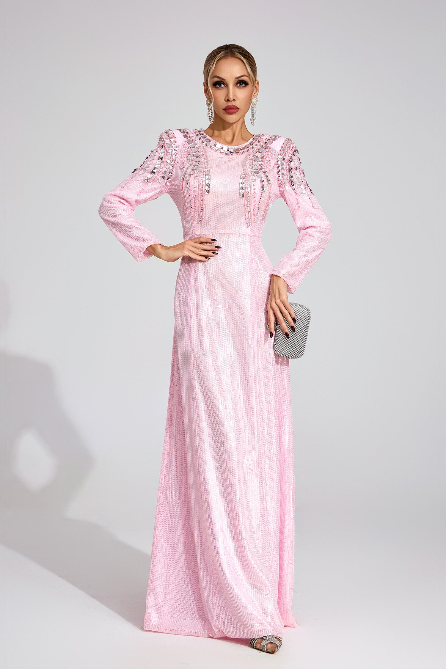 Barbalyn Sequined Maxi Dress