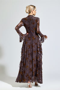 Noryndal Dark Brown Prom Dress