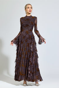 Noryndal Dark Brown Prom Dress