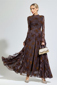 Noryndal Dark Brown Prom Dress
