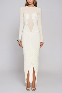 Avelune Ruch Mermaid Maxi Dress