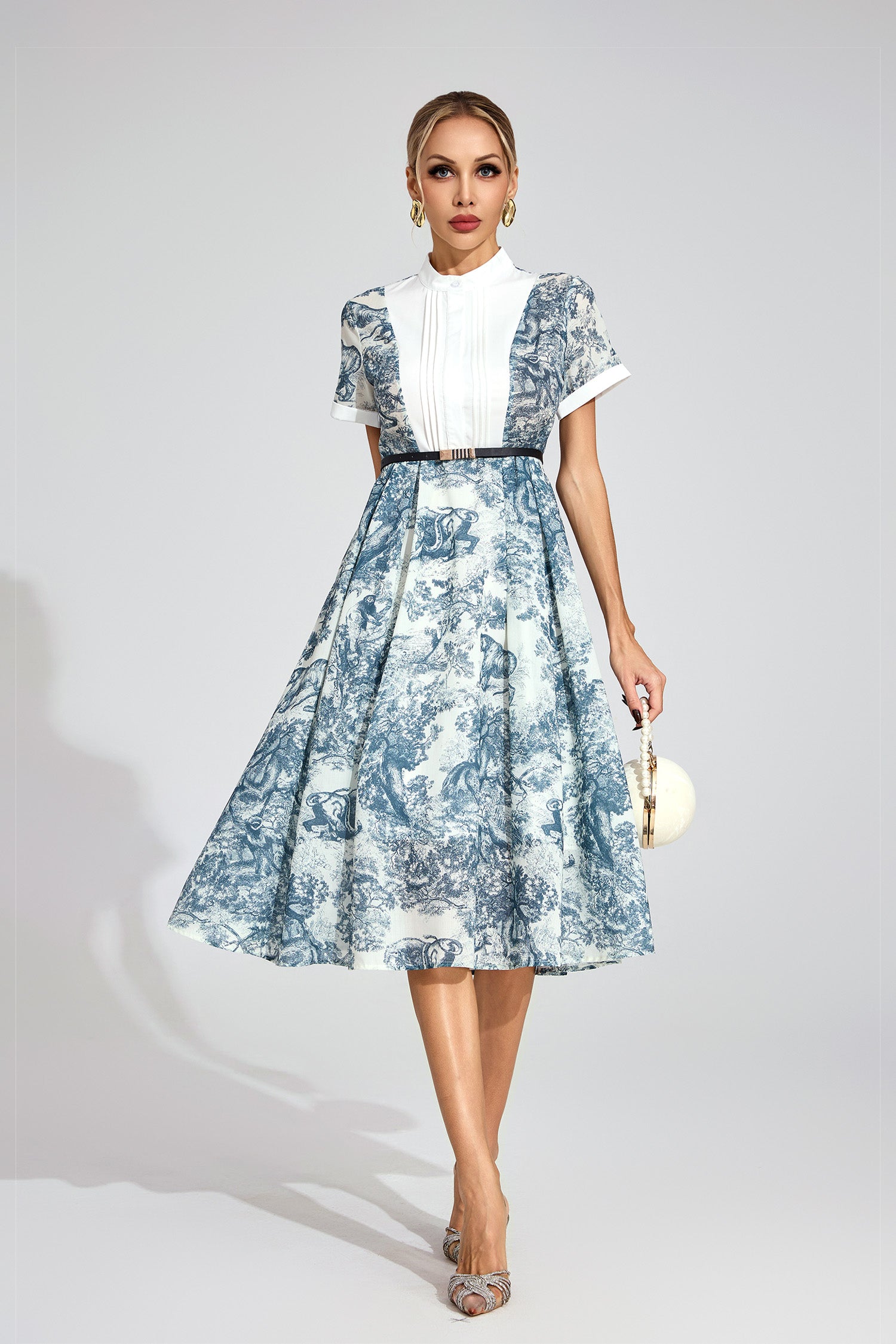 Barney Printed Maxi Dress