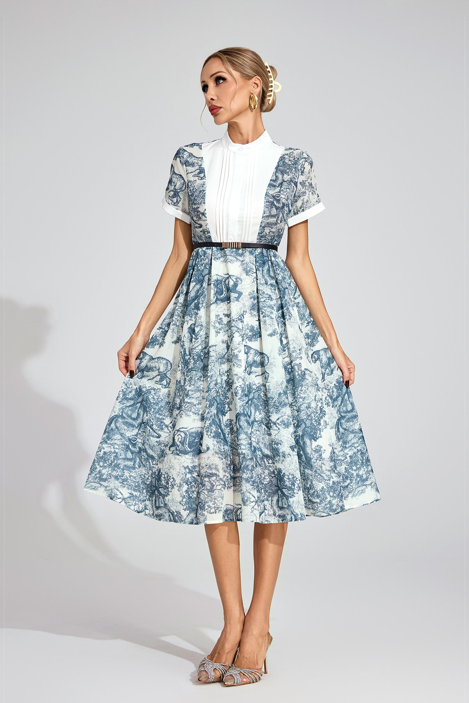 Barney Printed Maxi Dress