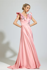 Bynor Pink Diamond Formal Dress