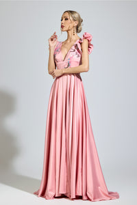 Bynor Pink Diamond Formal Dress