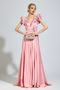 Bynor Pink Diamond Formal Dress