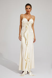 Haywood Champagne Slip Maxi Dress