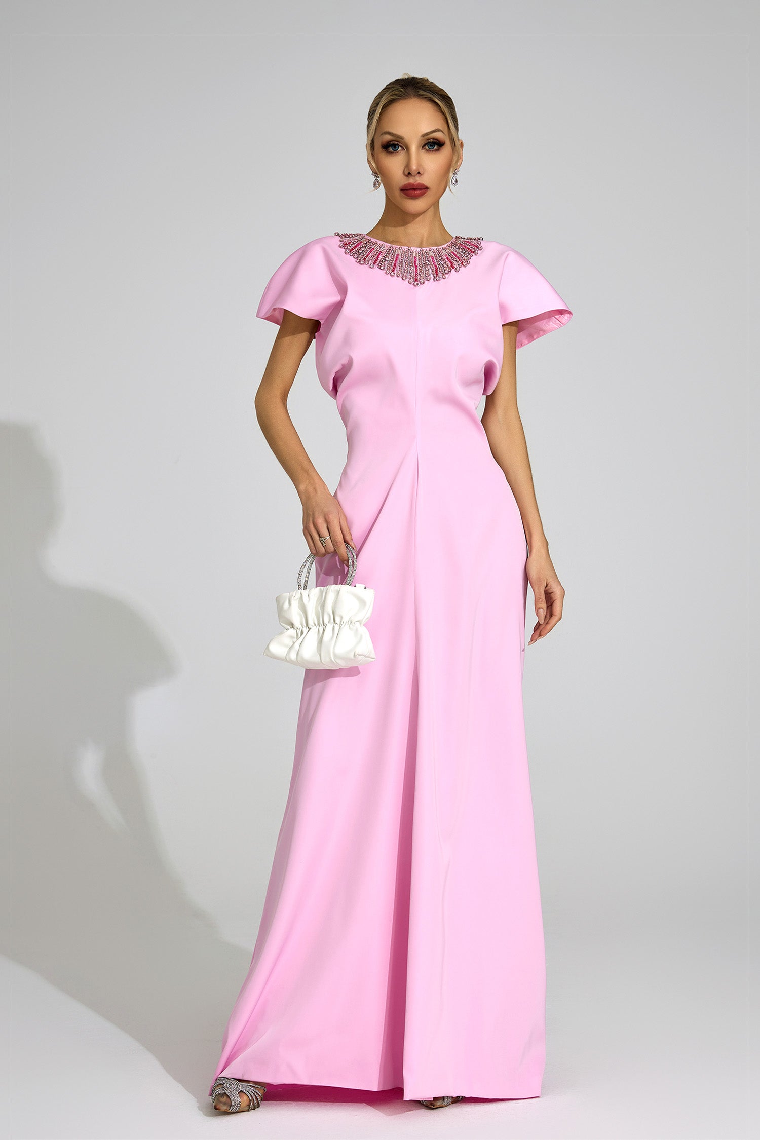 Altoir Pink Diamond Maxi Dress