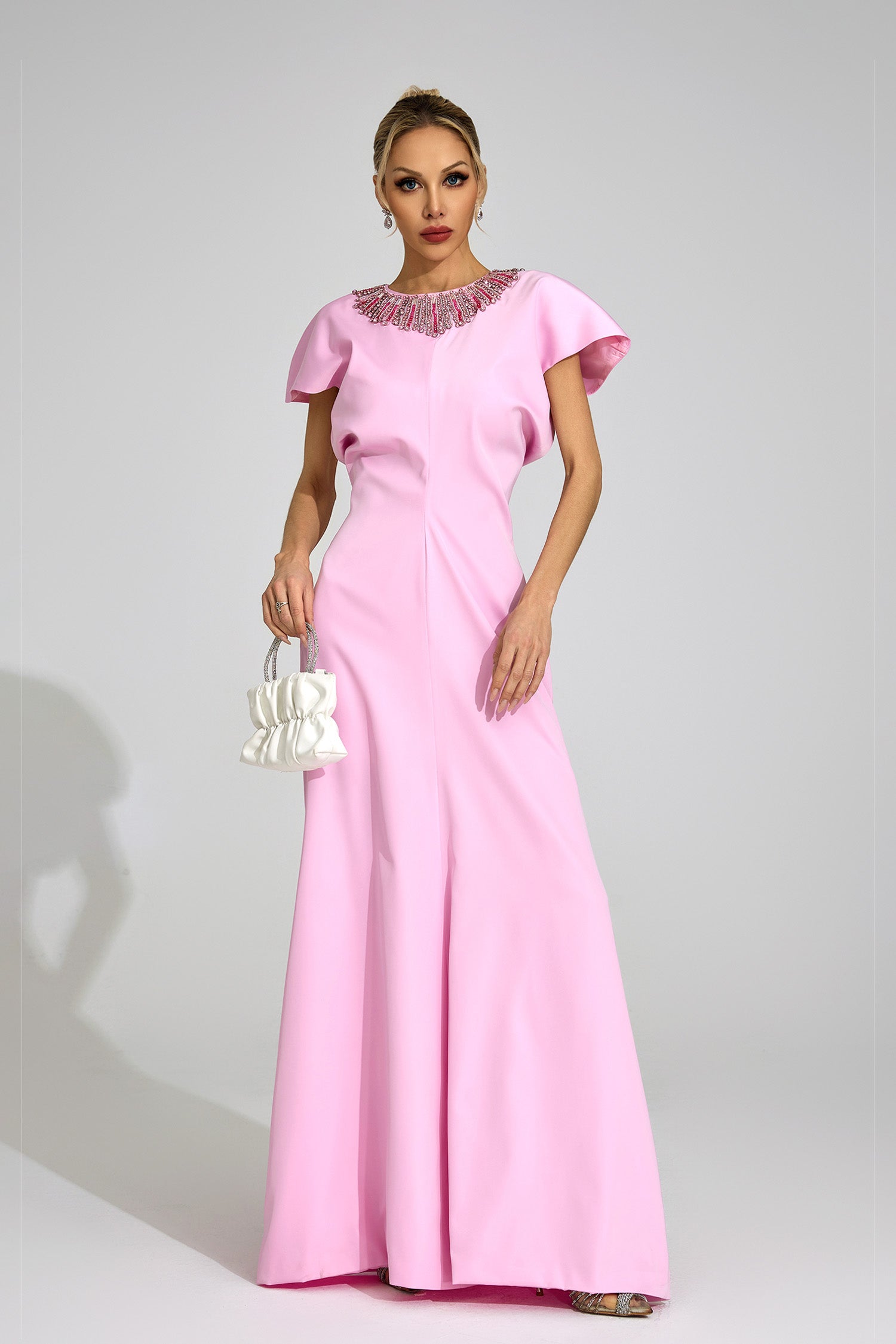 Altoir Pink Diamond Maxi Dress