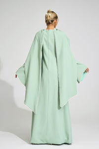 Jasmor Green Scarf Maxi Dress