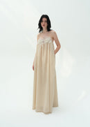 Kaelum Paper Stripes Iris Maxi Dress