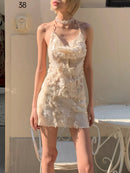 Pyralis Sequin Halter-Neck Two-Piece Set