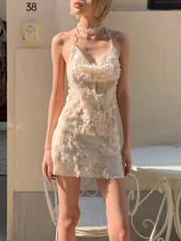 Pyralis Sequin Halter-Neck Two-Piece Set