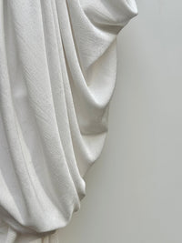 Haldro Draped Halter Maxi Dress In White