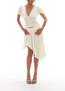 Nayvora Two-Piece Top and Skirt Set