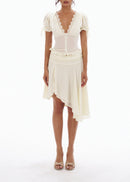 Nayvora Two-Piece Top and Skirt Set