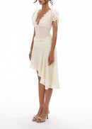 Nayvora Two-Piece Top and Skirt Set