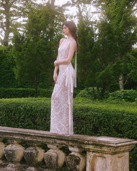 Falenor Sequin Mermaid Wedding Maxi Dress