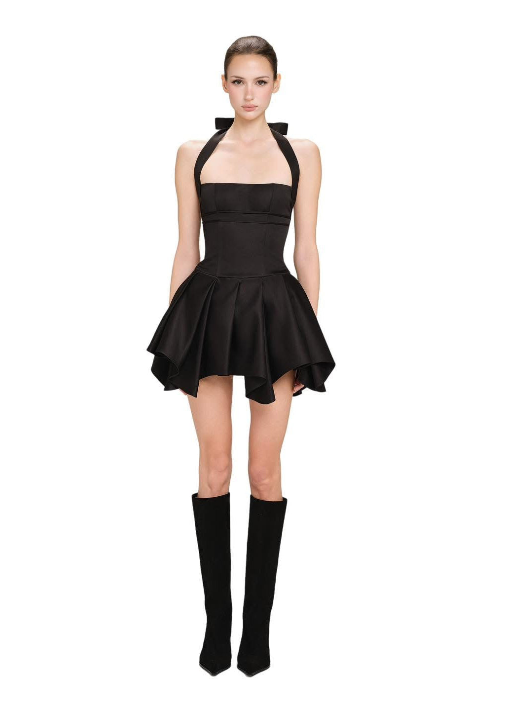 Belric Halter-Neck Mini Dress