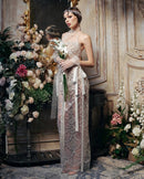 Falenor Sequin Mermaid Wedding Maxi Dress