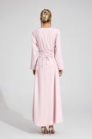 Zorvalen Pink Diamond Maxi Dress