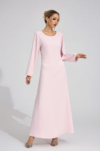Zorvalen Pink Diamond Maxi Dress