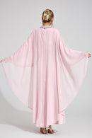 Zorvalen Pink Diamond Maxi Dress
