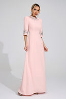 Uldravis Pink Diamond Maxi Dress
