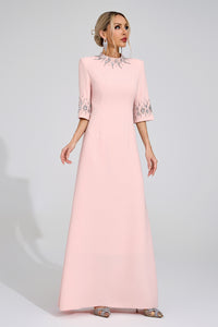 Uldravis Pink Diamond Maxi Dress