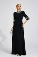 Uldravis Black Diamond Maxi Dress