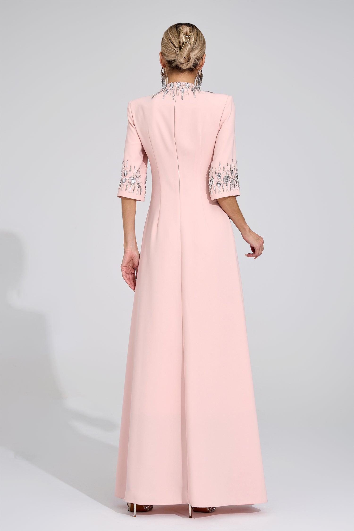 Uldravis Pink Diamond Maxi Dress