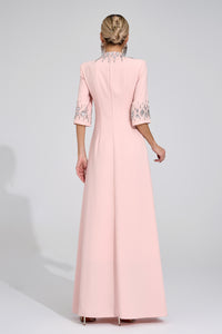 Uldravis Pink Diamond Maxi Dress