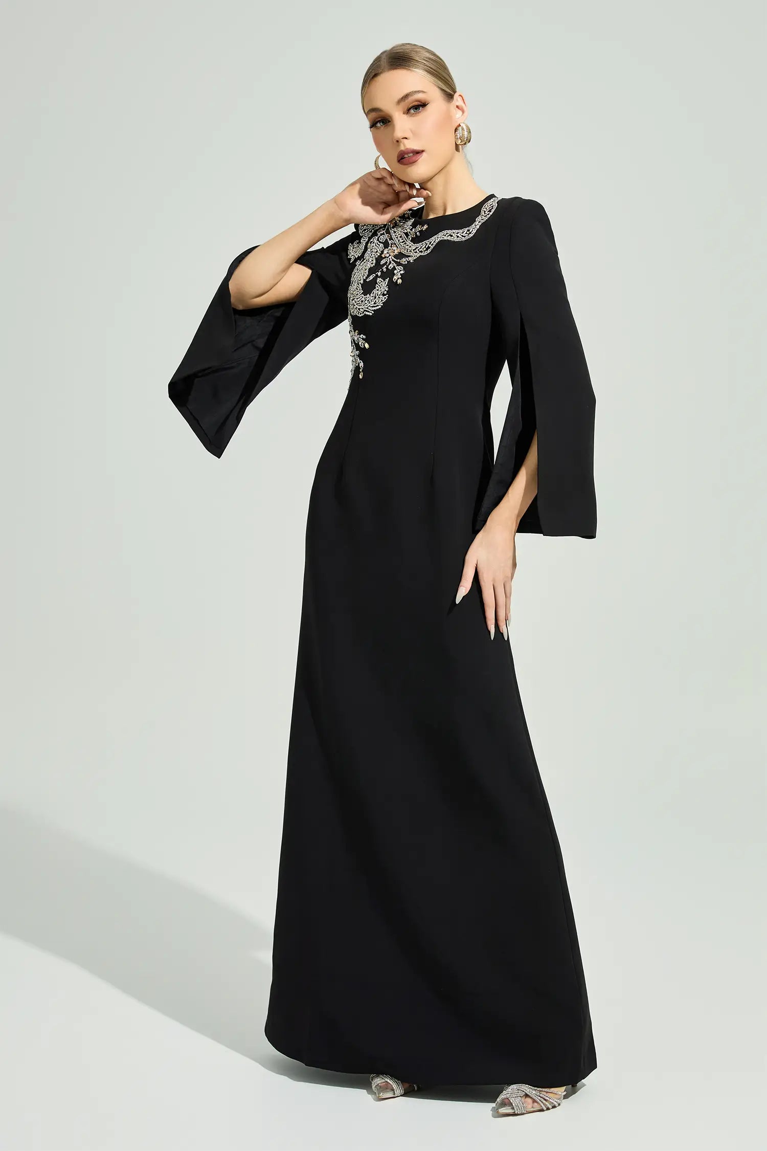 Larevix Black Diamond Maxi Dress
