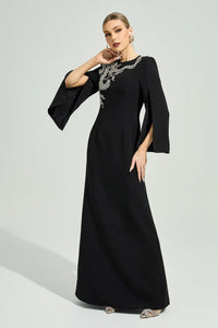 Larevix Black Diamond Maxi Dress
