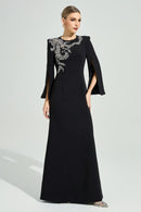 Larevix Black Diamond Maxi Dress