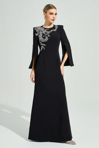 Larevix Black Diamond Maxi Dress