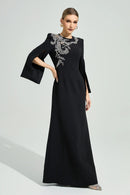 Larevix Black Diamond Maxi Dress