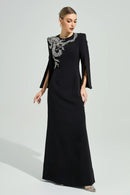 Larevix Black Diamond Maxi Dress