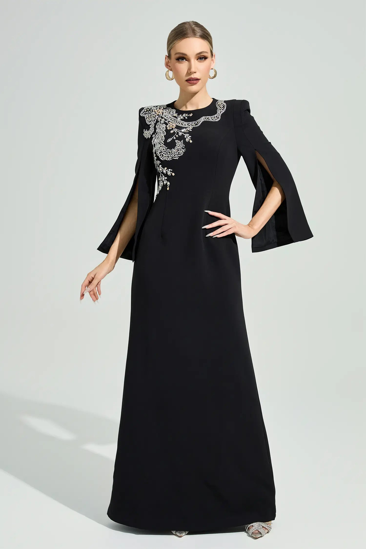 Larevix Black Diamond Maxi Dress