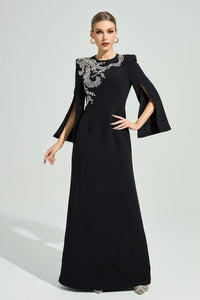 Larevix Black Diamond Maxi Dress