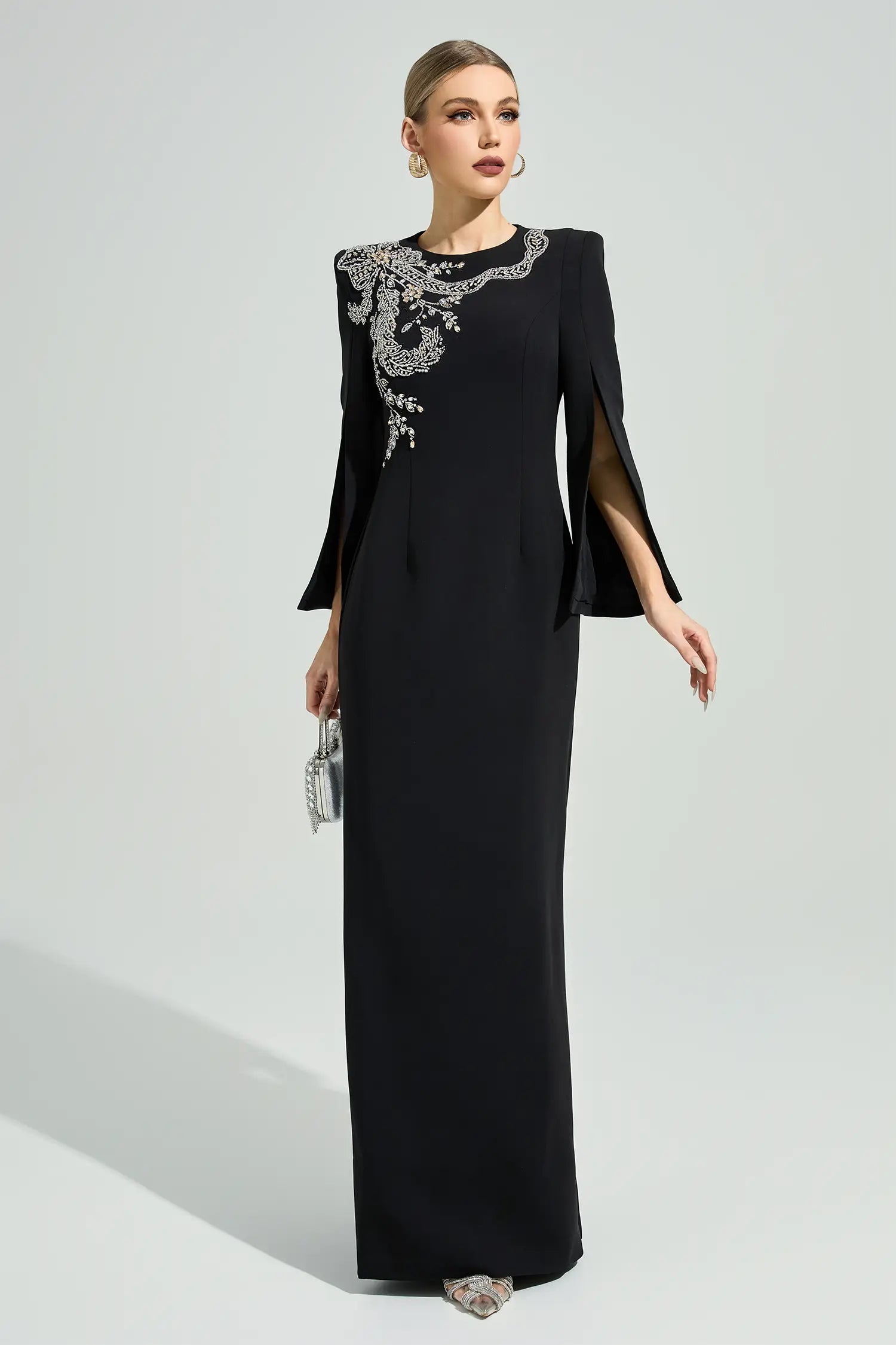 Larevix Black Diamond Maxi Dress
