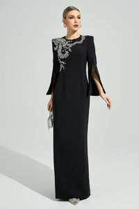 Larevix Black Diamond Maxi Dress