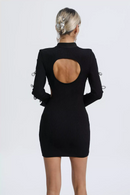 Melora Cutout Bandage Dress In Black