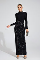 Qyria Sequined Maxi Dress