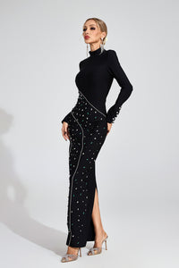 Qyria Sequined Maxi Dress
