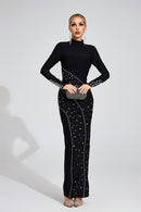 Qyria Sequined Maxi Dress
