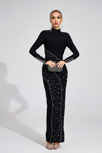 Qyria Sequined Maxi Dress